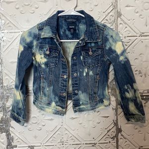 Girls Tie dye jean jacket